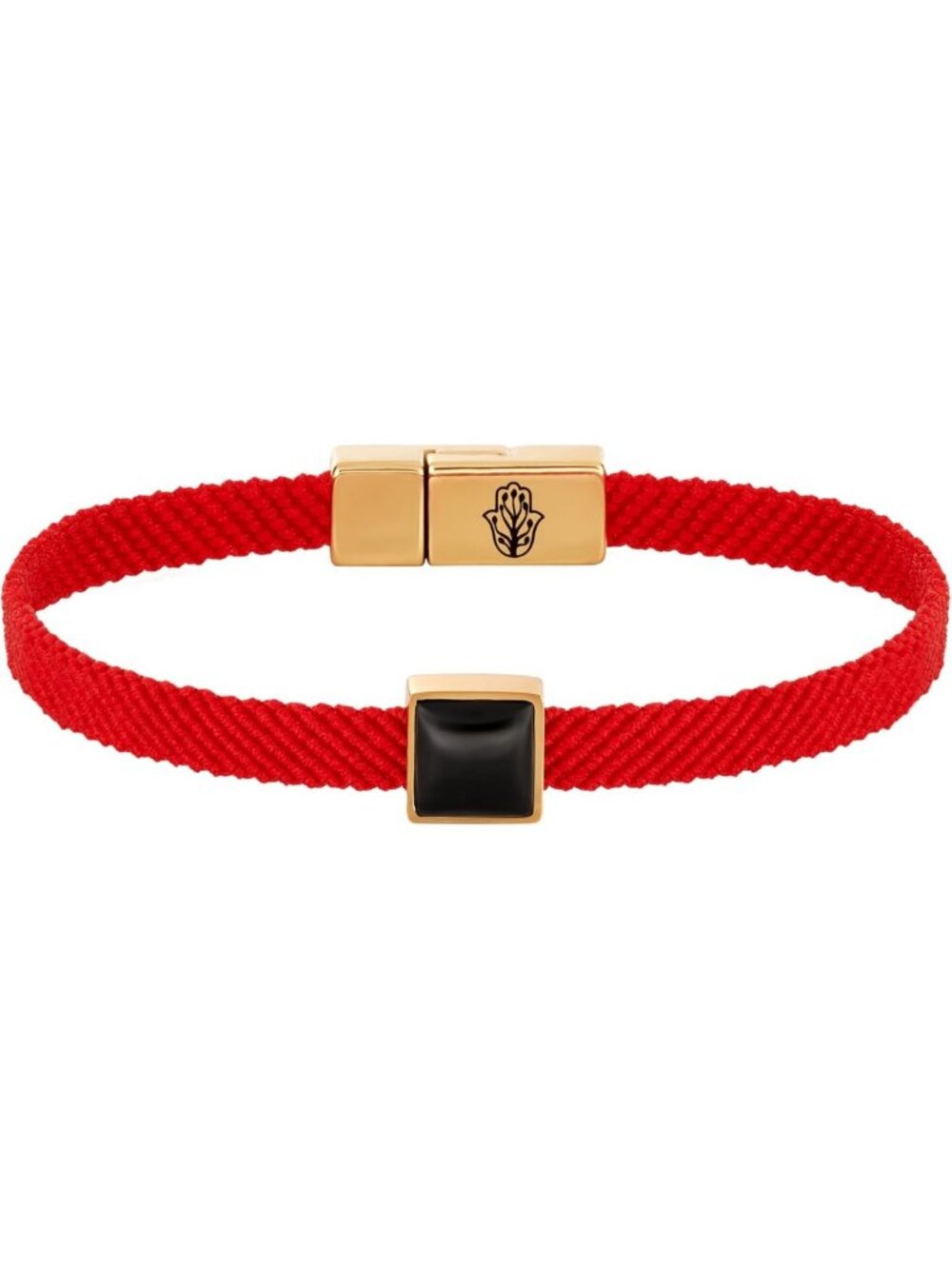 Red String Bracelet with Tiger Eye & Lapis Lazuli - 6.5” Healing Gemstone